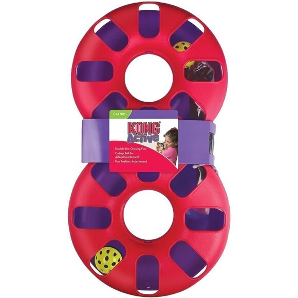 🐾KONG Feline Track Toy w/ Feather & Rattles - Picture 2 of 10